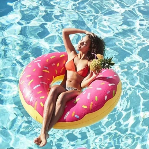PLAVECKÝ DONUT DONUT NAFUKOVACÍ VEĽKÝ PONTOO 80cm
