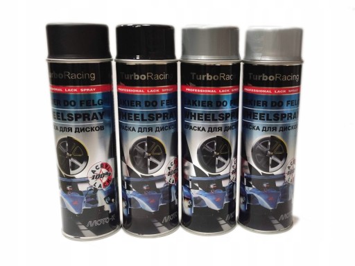 DARČEK ZADARMO# MOTO-K RIMS FARBA STRIEBORNÁ SPREJ 500ml