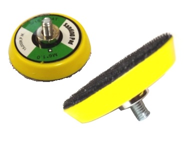 LEŠTIACI BRÚSNY KOTÚČ NA UHLOVÚ BRÚSKU KOTÚČ NA VELCRO HUBKA 50mm M6