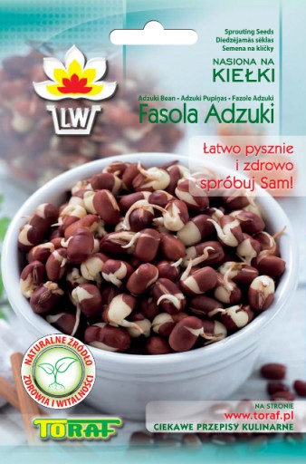 Adzuki semienka fazule na klíčky 50g TORAF