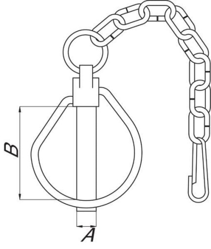 Čep so zabezpečením 11x48mm