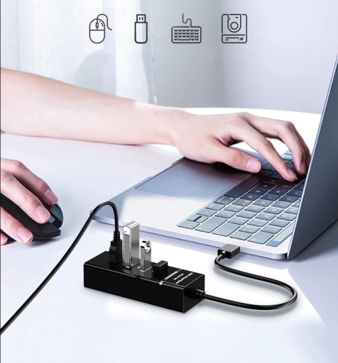 SPLITTER PORT SPLITTER HUB 4x USB 3.0