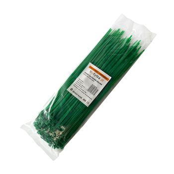 Sťahovacie pásky Sťahovacie pásky Sťahovacie pásky 100 ks - UV 3,6 x 250 mm, zelené