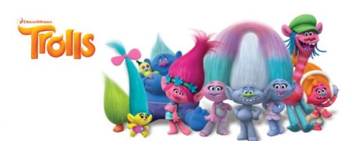 TROLLS TROLLE DVOJKLAPOVÉ POUZDRO