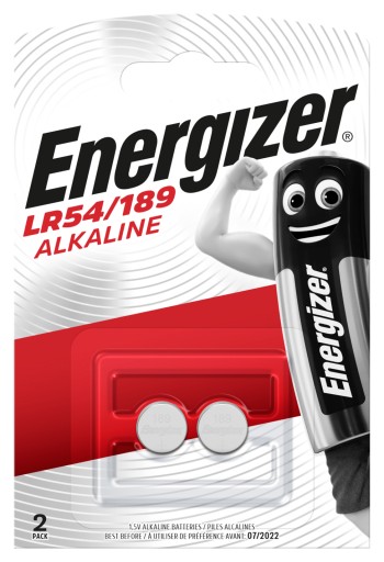 2x alkalická batéria Energizer G10/LR54/189
