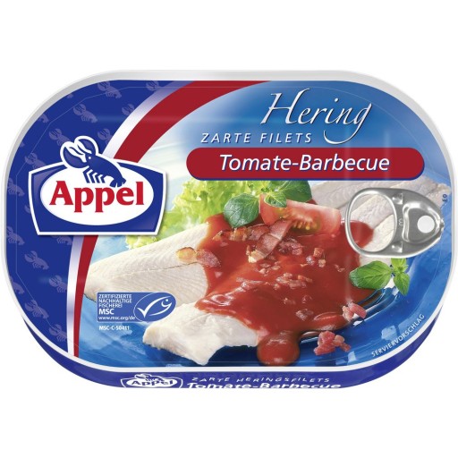 Appel Sleď Filets paradajkovo-barbecue 200g