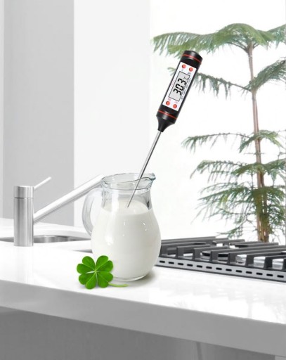 Univerzálny LCD teplomer s hrotom