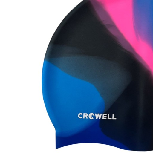 Silikónová plavecká čiapka Crowell Multi Flame