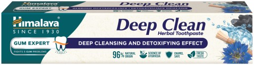 Bylinná zubná pasta HIMALAYA Gum Expert Deep Clean bez fluoridu