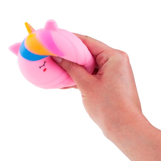 ANTISTRESOVÁ HRAČKA GNIOTEK SQUEEZE HRAČKA RAINBOW UNICORN SENSORY SQUISHY
