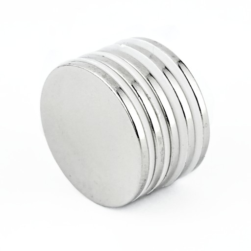 VALEC NEODYMOVÝ MAGNET 20x1,5 N38 SADA 5 KS