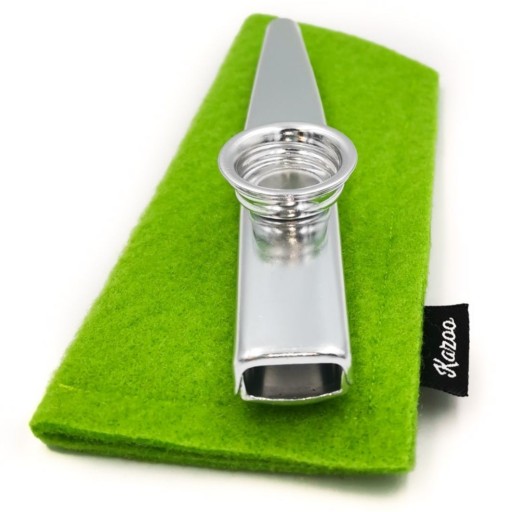 Strieborné KAZOO Zelené POUZDRA + MEMBRÁNA