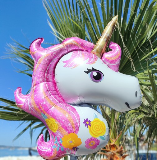 SET 5 kusov narodeninových balónov Unicorn