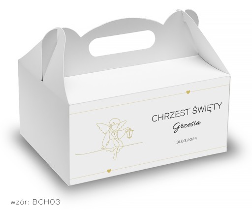 Tortové boxy na Krst + personalizácia