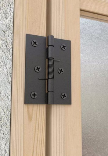 Čierny nábytkový pánt ZSS50 42x50 mm Domax 1 ks.