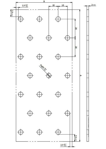 PP28 TYČ DOMAX PLOCHÁ TYČ DOMAX 40x200x2 10ks