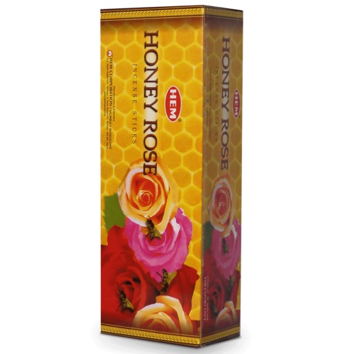Indické vonné tyčinky Medová ruža 20 kusov HEM