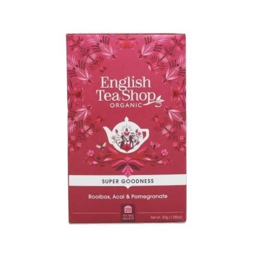 English Tea Shop Čaj Rooibos, Acai & Granátové jablko 20 vrecúšok
