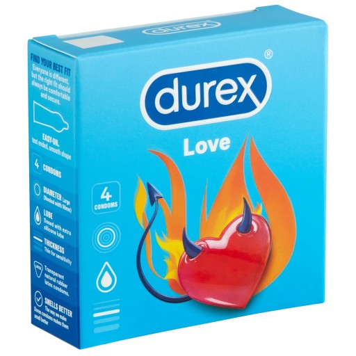 Kondómy Durex Love 4 kusy
