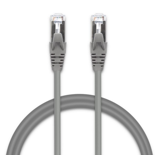 Qoltec FTP CAT5e Patchcord kábel 2xRJ-45 1m vysokorýchlostný zlatý tienený