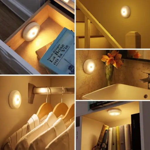 LED lampa s batériovým pohybovým senzorom - Warm Color