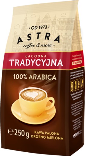 Astra Mild Jemná chuť Jemne mletá káva 250 g