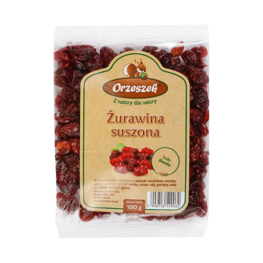 Sušené brusnice Arašidy 100 g