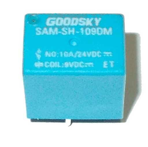 RELÉ cievka 9V 10A SAM-SH-109DM 10ks