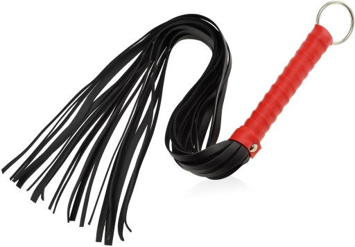 PEVNÝ KOŽENÝ BIČ NA TREST, DLHÝ 68cm