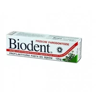 Biodent, zubná pasta proti paradentóze, 125 g