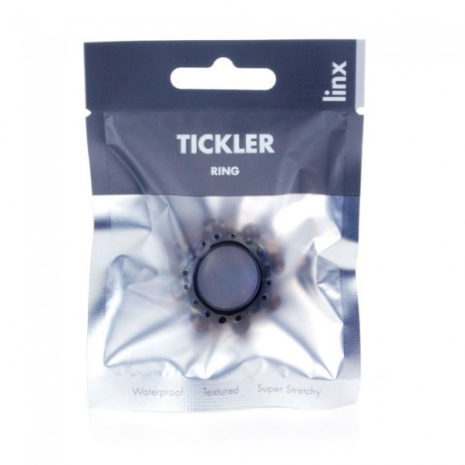 Gélový prsteň na penis guľôčky Tickler Ring