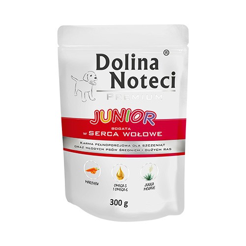 Dolina Noteci Prémiové mokré krmivo pre psov pre šteňatá veľkých plemien 300g