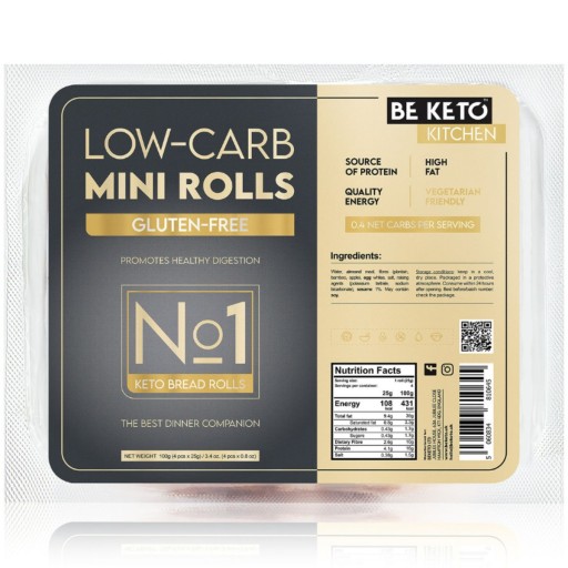 BeKeto Keto Bezlepkové žemle 100g