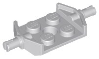 LEGO 6157 Svetlosivý podvozok NEW LBG (2g) 2 ks.