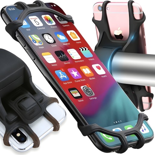 SILNÝ DRŽIAK NA BICYKEL NA TELEFÓN, RIADÍTKA, GPS, BICYKEL, MOTOCYKEL, GSM