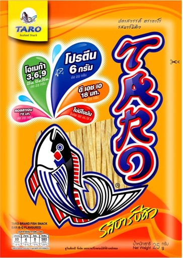 Rybí snack Barbecue 52g TARO