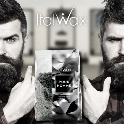 ItalWax Pour Homme depilácia tvrdým voskom pre mužov 100g