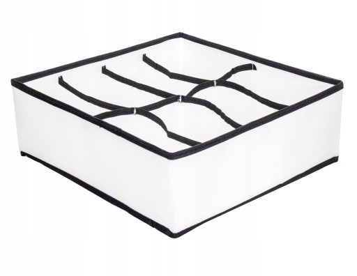 ORGANIZÁTOR ZÁSUVKY S 8 PRIHORKAMI 32x12x32 cm BIELA