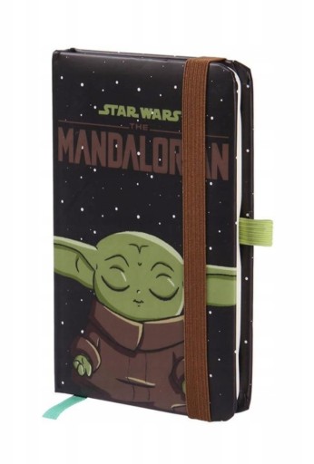 Zápisník Star Wars Mandalorian Notes A6 s gumou