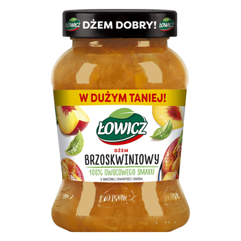 ŁOWICZ PEACH DŽEM N/S 450G ..