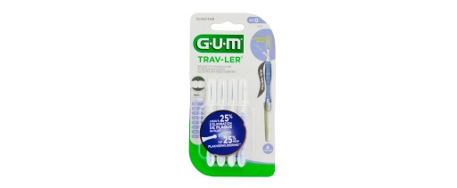 GUM Trav-ler medzizubné kefky 0,6 Mm 4 ks