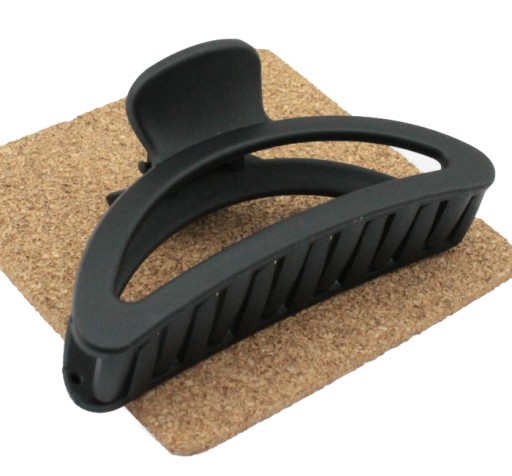 SPONKA NA VLASY VEĽKÁ čeľusť 10 cm MATNÁ ČIERNA