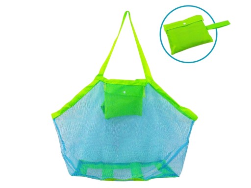 PLÁŽOVÁ TAŠKA VEĽKÁ XXL SIEŤOVANÁ TAŠKA BEACH