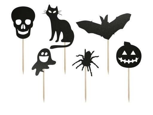 Halloweenska torta Muffin Pikers 6 ks