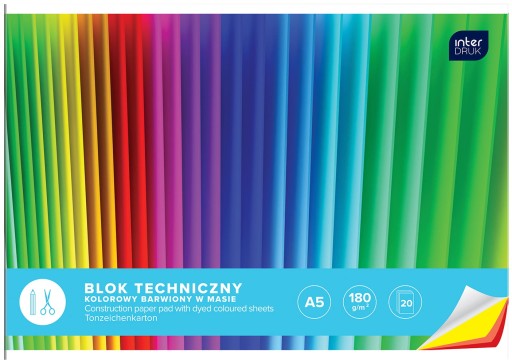 Interprint Color Technical Block A5 20 listov