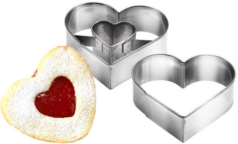 VYRÁŽAČ NA KRÁTKE COOKIES, SRDCE