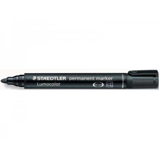 STAEDTLER PERMANENTNÝ ZNAČOVAČ LUMOCOLOR ČIERNA