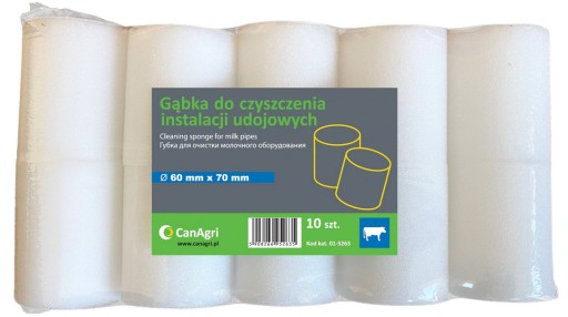 HUBKY NA ČISTENIE DOJÍRENSKÝCH ZARIADENÍ 60X70CM 10 KS