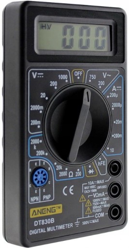 DIGITÁLNY METER PRESNÝ MULTIMETER + KÁBLE