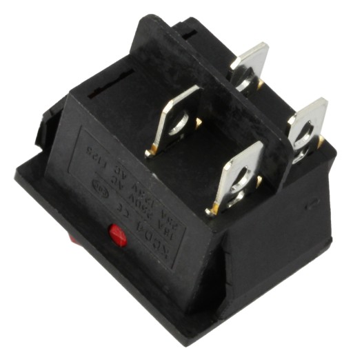 KCD4 KCD SVETLENÝ KLIKOVÝ SPÍNAČ 16A/250V